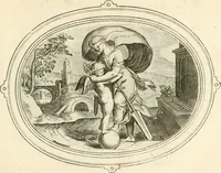 An illustration from Amorum emblemata, figuris aeneis incisa (1608)