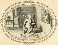 An illustration from Amorum emblemata, figuris aeneis incisa (1608)