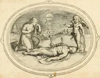 An illustration from Amorum emblemata, figuris aeneis incisa (1608)