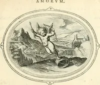 An illustration from Amorum emblemata, figuris aeneis incisa (1608)