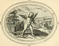 An illustration from Amorum emblemata, figuris aeneis incisa (1608)