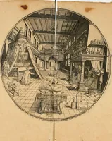 An illustration from Amphitheatrvm sapientiae aeternae : solius verae, christiano-kabalisticvm, divino-magicvm, nec non physico-chymicvm, tertrivnvm, catholicon (1609)