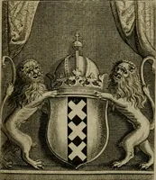 An illustration from Amstelredams eer ende opcomen, : door de denckwaerdighe miraklen aldaer gescheid, aen ende door het H. Sacrement des altaers. Anno 1345 (1639)