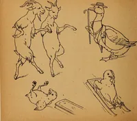 Picture 67 of 72 from Amusement for little children; drawing and tracing book .. (1898), leaf 117