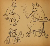 Picture 68 of 72 from Amusement for little children; drawing and tracing book .. (1898), leaf 119