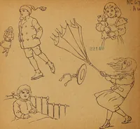 Picture 20 of 72 from Amusement for little children; drawing and tracing book .. (1898), leaf 31