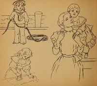 An illustration from Amusement for little children; drawing and tracing book .. (1898)
