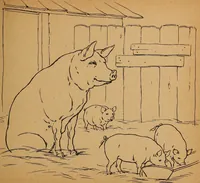 An illustration from Amusement for little children; drawing and tracing book .. (1898)