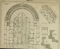 An illustration from An analysis of Gothic architecture. Illustrated by a series of upwards of seven hundred examples of doorways, windows, mouldings, roofs, arches, crosses, panels, buttresses, seats, screens, etc., and accompanied with remarks on the several details of an ecclesiastical edifice (1903)