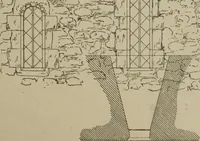 An illustration from An analysis of Gothic architecture. Illustrated by a series of upwards of seven hundred examples of doorways, windows, mouldings, roofs, arches, crosses, panels, buttresses, seats, screens, etc., and accompanied with remarks on the several details of an ecclesiastical edifice (1903)