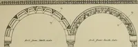 An illustration from An analysis of Gothic architecture. Illustrated by a series of upwards of seven hundred examples of doorways, windows, mouldings, roofs, arches, crosses, panels, buttresses, seats, screens, etc., and accompanied with remarks on the several details of an ecclesiastical edifice (1903)
