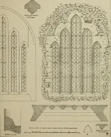 An illustration from An analysis of Gothic architecture. Illustrated by a series of upwards of seven hundred examples of doorways, windows, mouldings, roofs, arches, crosses, panels, buttresses, seats, screens, etc., and accompanied with remarks on the several details of an ecclesiastical edifice (1903)