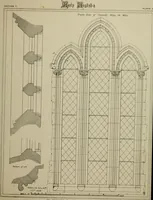 An illustration from An analysis of Gothic architecture. Illustrated by a series of upwards of seven hundred examples of doorways, windows, mouldings, roofs, arches, crosses, panels, buttresses, seats, screens, etc., and accompanied with remarks on the several details of an ecclesiastical edifice (1903)