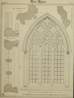 An illustration from An analysis of Gothic architecture. Illustrated by a series of upwards of seven hundred examples of doorways, windows, mouldings, roofs, arches, crosses, panels, buttresses, seats, screens, etc., and accompanied with remarks on the several details of an ecclesiastical edifice (1903)