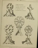 An illustration from An analysis of Gothic architecture. Illustrated by a series of upwards of seven hundred examples of doorways, windows, mouldings, roofs, arches, crosses, panels, buttresses, seats, screens, etc., and accompanied with remarks on the several details of an ecclesiastical edifice (1903)