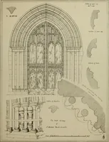 An illustration from An analysis of Gothic architecture. Illustrated by a series of upwards of seven hundred examples of doorways, windows, mouldings, roofs, arches, crosses, panels, buttresses, seats, screens, etc., and accompanied with remarks on the several details of an ecclesiastical edifice (1903)