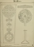 An illustration from An analysis of Gothic architecture. Illustrated by a series of upwards of seven hundred examples of doorways, windows, mouldings, roofs, arches, crosses, panels, buttresses, seats, screens, etc., and accompanied with remarks on the several details of an ecclesiastical edifice (1903)