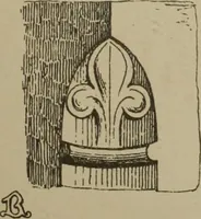 An illustration from An analysis of Gothic architecture. Illustrated by a series of upwards of seven hundred examples of doorways, windows, mouldings, roofs, arches, crosses, panels, buttresses, seats, screens, etc., and accompanied with remarks on the several details of an ecclesiastical edifice (1903)