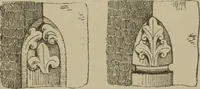 An illustration from An analysis of Gothic architecture. Illustrated by a series of upwards of seven hundred examples of doorways, windows, mouldings, roofs, arches, crosses, panels, buttresses, seats, screens, etc., and accompanied with remarks on the several details of an ecclesiastical edifice (1903)