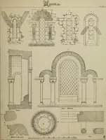 An illustration from An analysis of Gothic architecture. Illustrated by a series of upwards of seven hundred examples of doorways, windows, mouldings, roofs, arches, crosses, panels, buttresses, seats, screens, etc., and accompanied with remarks on the several details of an ecclesiastical edifice (1903)