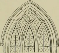 An illustration from An analysis of Gothic architecture. Illustrated by a series of upwards of seven hundred examples of doorways, windows, mouldings, roofs, arches, crosses, panels, buttresses, seats, screens, etc., and accompanied with remarks on the several details of an ecclesiastical edifice (1903)