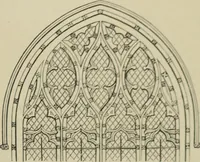 An illustration from An analysis of Gothic architecture. Illustrated by a series of upwards of seven hundred examples of doorways, windows, mouldings, roofs, arches, crosses, panels, buttresses, seats, screens, etc., and accompanied with remarks on the several details of an ecclesiastical edifice (1903)
