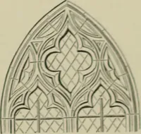 An illustration from An analysis of Gothic architecture. Illustrated by a series of upwards of seven hundred examples of doorways, windows, mouldings, roofs, arches, crosses, panels, buttresses, seats, screens, etc., and accompanied with remarks on the several details of an ecclesiastical edifice (1903)