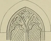 An illustration from An analysis of Gothic architecture. Illustrated by a series of upwards of seven hundred examples of doorways, windows, mouldings, roofs, arches, crosses, panels, buttresses, seats, screens, etc., and accompanied with remarks on the several details of an ecclesiastical edifice (1903)