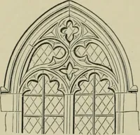 An illustration from An analysis of Gothic architecture. Illustrated by a series of upwards of seven hundred examples of doorways, windows, mouldings, roofs, arches, crosses, panels, buttresses, seats, screens, etc., and accompanied with remarks on the several details of an ecclesiastical edifice (1903)