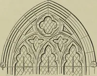 An illustration from An analysis of Gothic architecture. Illustrated by a series of upwards of seven hundred examples of doorways, windows, mouldings, roofs, arches, crosses, panels, buttresses, seats, screens, etc., and accompanied with remarks on the several details of an ecclesiastical edifice (1903)