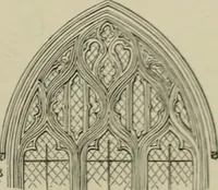 An illustration from An analysis of Gothic architecture. Illustrated by a series of upwards of seven hundred examples of doorways, windows, mouldings, roofs, arches, crosses, panels, buttresses, seats, screens, etc., and accompanied with remarks on the several details of an ecclesiastical edifice (1903)