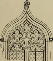 An illustration from An analysis of Gothic architecture. Illustrated by a series of upwards of seven hundred examples of doorways, windows, mouldings, roofs, arches, crosses, panels, buttresses, seats, screens, etc., and accompanied with remarks on the several details of an ecclesiastical edifice (1903)