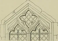 An illustration from An analysis of Gothic architecture. Illustrated by a series of upwards of seven hundred examples of doorways, windows, mouldings, roofs, arches, crosses, panels, buttresses, seats, screens, etc., and accompanied with remarks on the several details of an ecclesiastical edifice (1903)