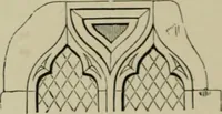 An illustration from An analysis of Gothic architecture. Illustrated by a series of upwards of seven hundred examples of doorways, windows, mouldings, roofs, arches, crosses, panels, buttresses, seats, screens, etc., and accompanied with remarks on the several details of an ecclesiastical edifice (1903)