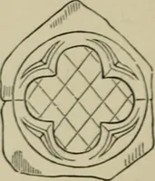An illustration from An analysis of Gothic architecture. Illustrated by a series of upwards of seven hundred examples of doorways, windows, mouldings, roofs, arches, crosses, panels, buttresses, seats, screens, etc., and accompanied with remarks on the several details of an ecclesiastical edifice (1903)