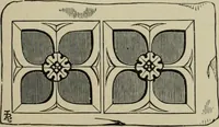 An illustration from An analysis of Gothic architecture. Illustrated by a series of upwards of seven hundred examples of doorways, windows, mouldings, roofs, arches, crosses, panels, buttresses, seats, screens, etc., and accompanied with remarks on the several details of an ecclesiastical edifice (1903)