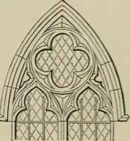 An illustration from An analysis of Gothic architecture. Illustrated by a series of upwards of seven hundred examples of doorways, windows, mouldings, roofs, arches, crosses, panels, buttresses, seats, screens, etc., and accompanied with remarks on the several details of an ecclesiastical edifice (1903)