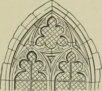 An illustration from An analysis of Gothic architecture. Illustrated by a series of upwards of seven hundred examples of doorways, windows, mouldings, roofs, arches, crosses, panels, buttresses, seats, screens, etc., and accompanied with remarks on the several details of an ecclesiastical edifice (1903)