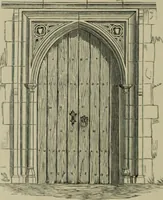 An illustration from An analysis of Gothic architecture. Illustrated by a series of upwards of seven hundred examples of doorways, windows, mouldings, roofs, arches, crosses, panels, buttresses, seats, screens, etc., and accompanied with remarks on the several details of an ecclesiastical edifice (1903)