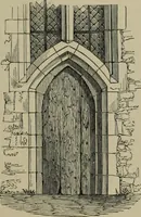 An illustration from An analysis of Gothic architecture. Illustrated by a series of upwards of seven hundred examples of doorways, windows, mouldings, roofs, arches, crosses, panels, buttresses, seats, screens, etc., and accompanied with remarks on the several details of an ecclesiastical edifice (1903)