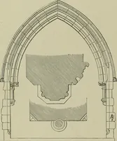 An illustration from An analysis of Gothic architecture. Illustrated by a series of upwards of seven hundred examples of doorways, windows, mouldings, roofs, arches, crosses, panels, buttresses, seats, screens, etc., and accompanied with remarks on the several details of an ecclesiastical edifice (1903)