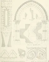 An illustration from An analysis of Gothick architecture ; (1847)