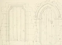 An illustration from An analysis of Gothick architecture ; (1847)
