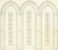 An illustration from An analysis of Gothick architecture ; (1847)