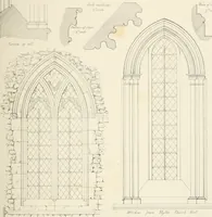 An illustration from An analysis of Gothick architecture ; (1847)