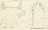 An illustration from An analysis of Gothick architecture ; (1847)