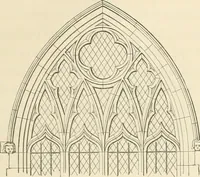 An illustration from An analysis of Gothick architecture ; (1847)