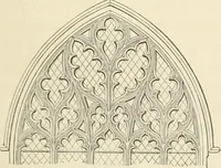An illustration from An analysis of Gothick architecture ; (1847)