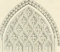 An illustration from An analysis of Gothick architecture ; (1847)