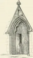 An illustration from An analysis of Gothick architecture ; (1847)